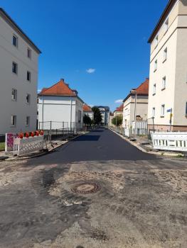 Gera, Wilhelm-Weber-Hof Kanalbau. Wasserleitungsbau, Gasleitungsbau und Straßenbau